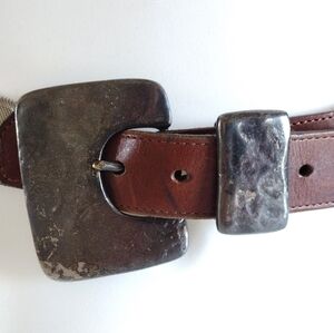 Jenny And The Boys Industrial Mesh Leather Belt